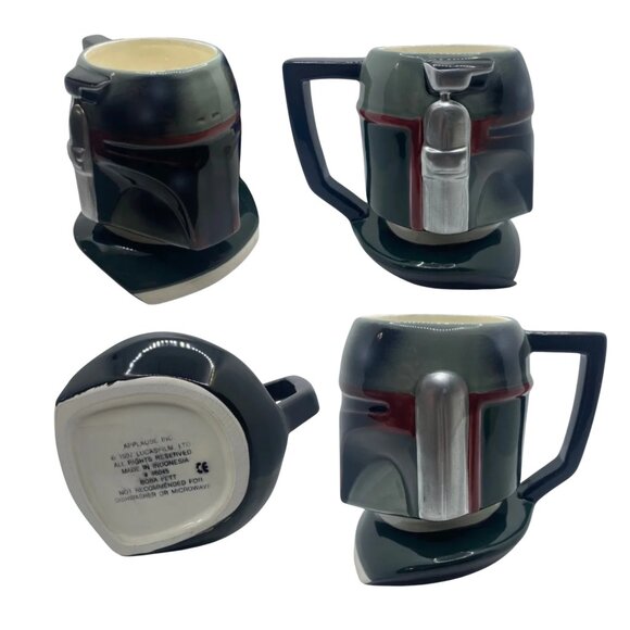 Star Wars Mug, Boba Fett Figural Mug by Applause - Picture 1 of 6